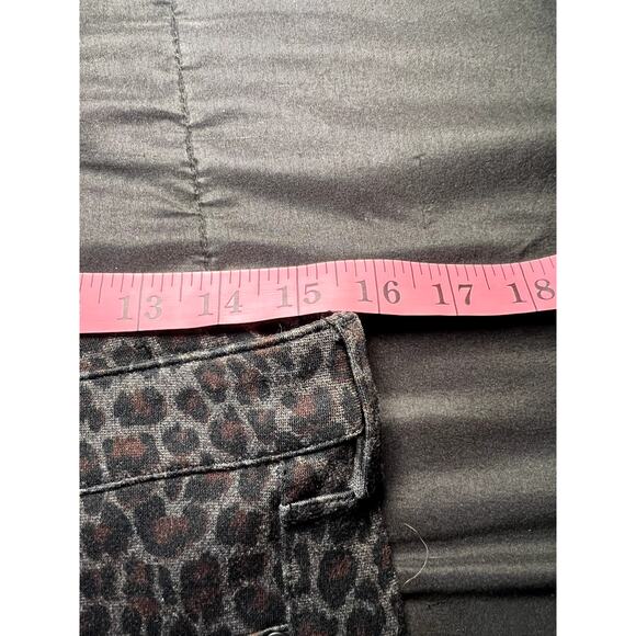 Liverpool cheetah print stretchy skinny jeans womens 8/29 punk boho chic rocker - Picture 5 of 6